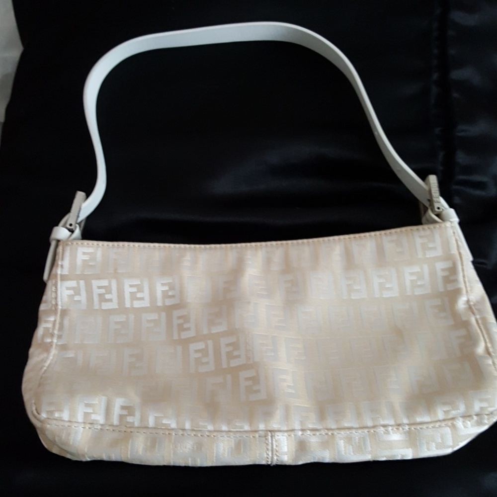 Fendi handbag 10"   5 1/2" with extra  custom stra